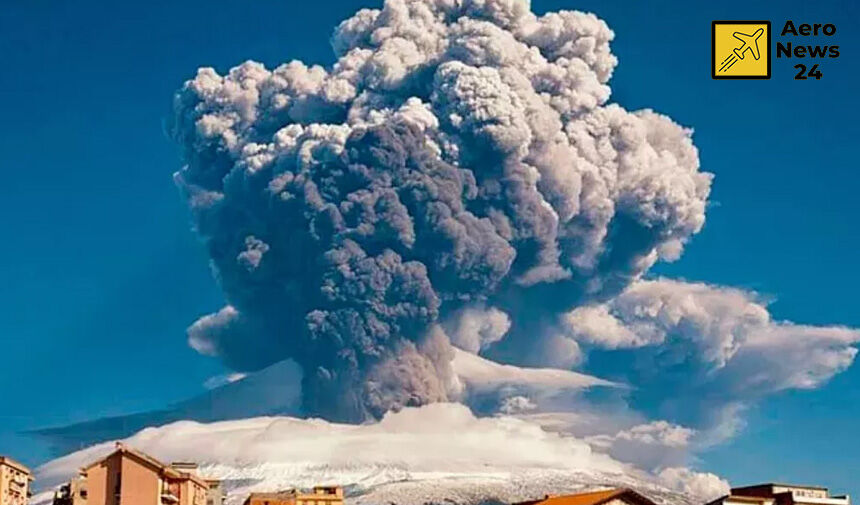 Etna hava ulaşımını vurdu: Katanya Havalimanı’nda uçuşlar durduruldu