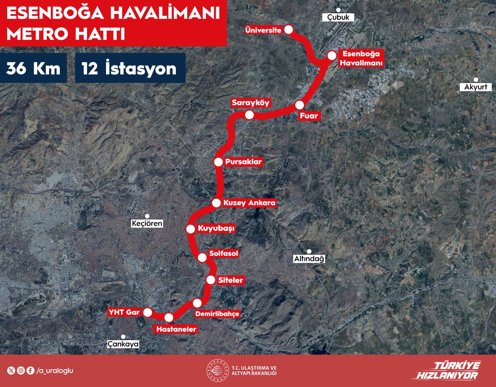 Esenboğa Havali̇mani Metrosu