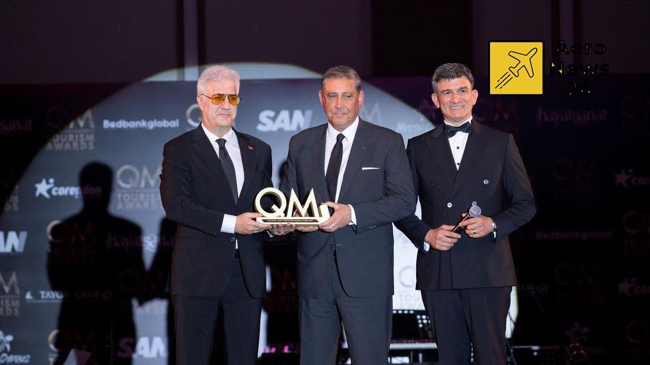 Corendon Turizm Grubu, 15. QM Awards’ta iki kategoride ödüle layık görüldü