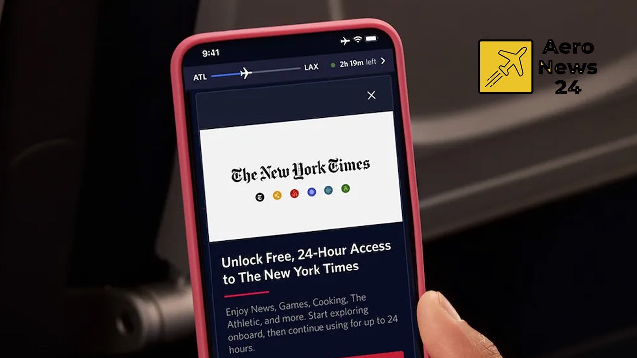 Delta’dan uçuşta dev yenilik: New York Times artık gökyüzünde