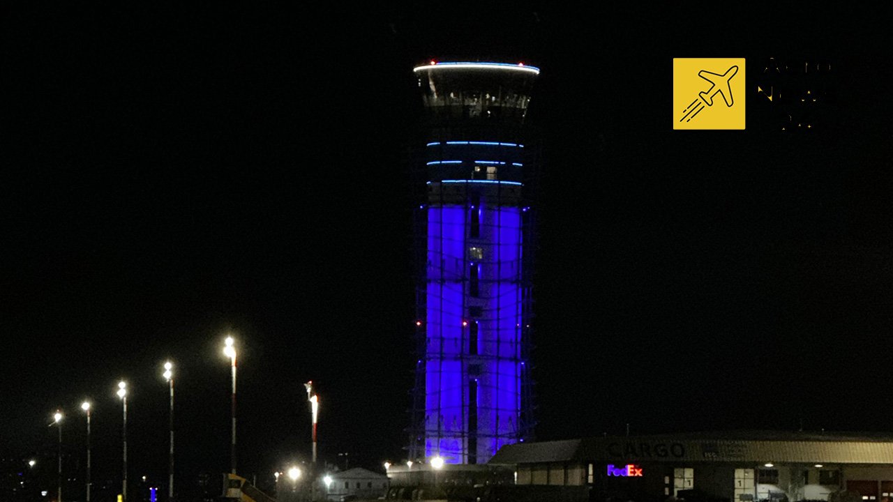 Dünya Otizm Farkındalık Günü’nde Sabiha Gökçen Havalimanı Kulesi Mavi Renkle Aydınlatıldı