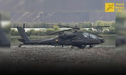 AH-64E NEHİR KENARINA SERT İNİŞ YAPTI