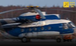 GAZPROM HELİKOPTERİ ARAZİYE ACİL İNİŞ YAPTI