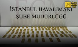 İSTANBUL HAVALİMANI'NDA KAÇAK ALTIN OPERASYONU