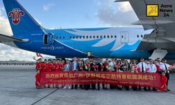İGA Guangzhou'dan gelen China Southern Airlines'e ev sahipliği yaptı