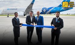 Air Transat uçağı CF Montreal renklerine büründü