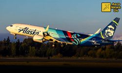 Alaska Airlines uçağı 'Seattle Kraken' giydirmesiyle göklerde