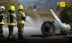 DHMİ Çanakkale'de uçak kazası tatbikatı yaptı