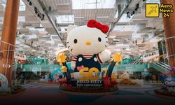 Singapur Changi Havalimanı, Hello Kitty’nin 50. Doğum Gününü Kutluyor