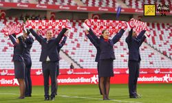 Corendon Airlines, Onvo Antalyaspor-Sipay Bodrum FK maçında taraftarlara sürpriz boarding deneyimi yaşattı