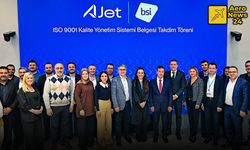 AJet, ISO 9001:2015 Kalite Yönetim Sistemi Belgesi’ni Aldı