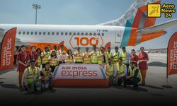 Air India Express 100. uçağını aldı