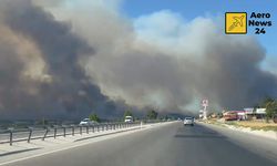 Çanakkale’de Orman Yangını: Havadan Yoğun Müdahale, Havalimanı Kapatıldı
