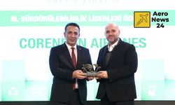 Corendon Airlines’a “Sürdürülebilirlik Liderleri Ödülü”