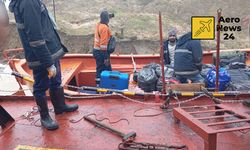 Türk gemisi Kerç Boğazı’nda karaya oturdu: Mürettebat tahliye edildi