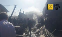 Helikopter sebze-meyve haline düştü