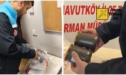 İstanbul Havalimanı’nda kaçak havyar operasyonu: 13 kilo mersin balığı havyarı ele geçirildi