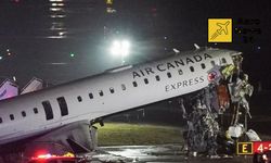 LaGuardia’da uçak itfaiye aracına çarptı