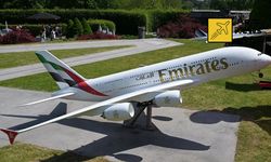Emirates A380’i Mini-Europe’da sergilenmeye başladı