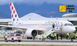 Croatia Airlines’a ait Airbus A220 tipi yolcu uçağı pistten çıktı