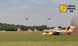 Fransa'ya Ait OV-10 Bronco Polonya'da Gövde Üstü İniş Yaptı