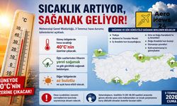 Sıcaklık 40 dereceyi aşacak, sağanak uyarısı geldi