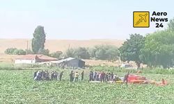 Ankara'da eğitim helikopteri düştü: 2 kişi yaralandı