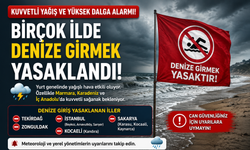 Kuvvetli yağış ve yüksek dalga alarmı: Birçok ilde denize girmek yasaklandı