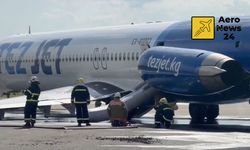 Tez Jet MD-83 uçağında iniş takımı arızası