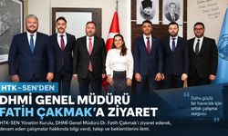 HTK-SEN’den DHMİ Genel Müdürü Fatih Çakmak’a Ziyaret