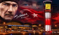 Sabiha Gökçen Havalimanı'nın kontrol kulesi 29 Ekim'de kırmızı-beyaza bürünecek