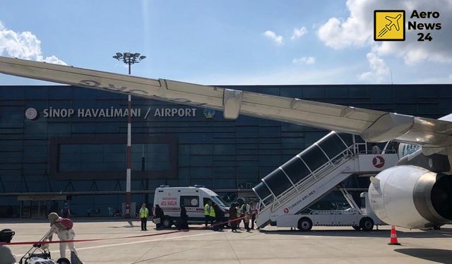 Sinop Havalimanı'nda ulaşım problemi devam ediyor