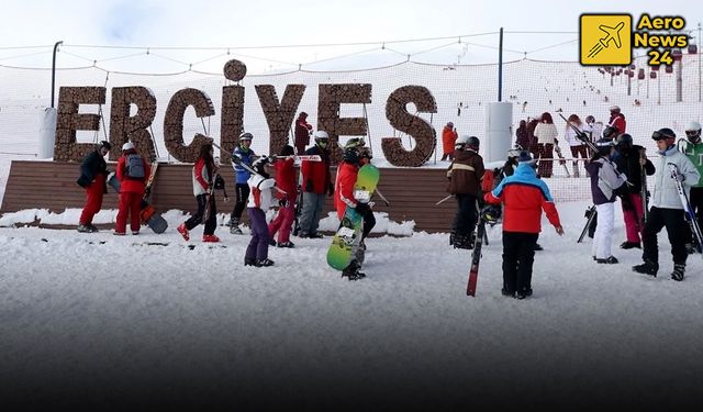 Erciyes yabancı turistlerin gözdesi konumunda