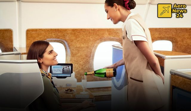 Emirates'ten Şampanya Deneyiminde Yeni Dönem: Üstün Lezzetlerle Yolculuk