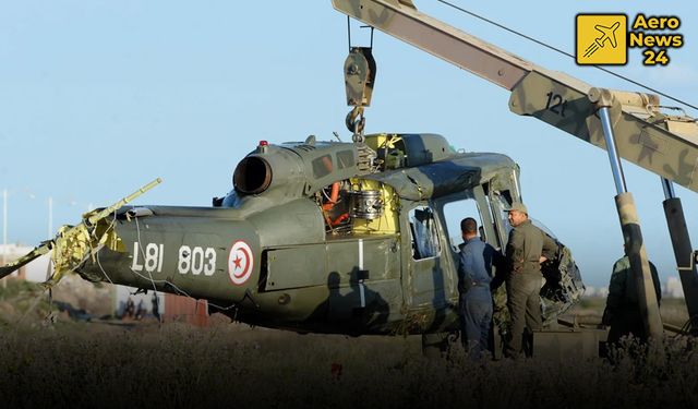 Tunus'ta helikopter kazası!