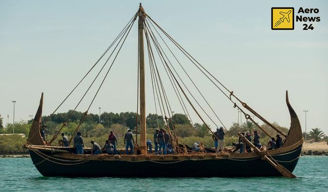 4 bin yıllık gemi yeniden suya indirildi