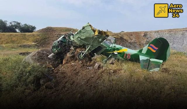 Ermenistan'da uçak kazası!