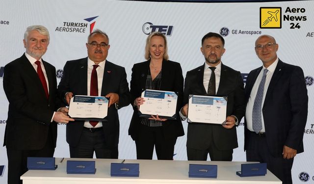 Türk Havacılık Uzay Sanayii, TEI ve GE Aerospace HÜRJET için Mutabakat Anlaşması imzalıyor