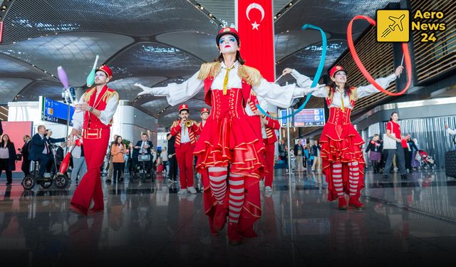 İstanbul Havalimanı'nda Cumhuriyet Bayramı Heyecanı