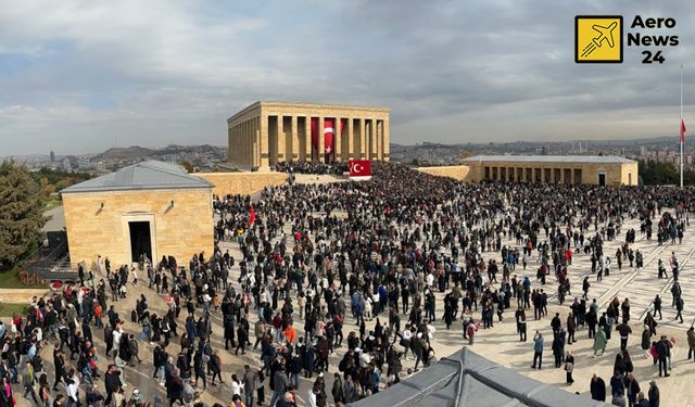 Anıtkabir'e 10 Kasım'da rekor ziyaretçi