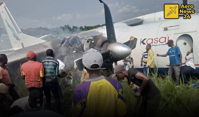 Antonov An-26, Kongo'da İniş Sırasında Kaza Yaptı