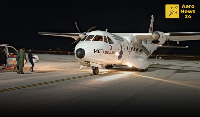 Hava Kuvvetleri'nin ambulans uçağı umuda uçtu