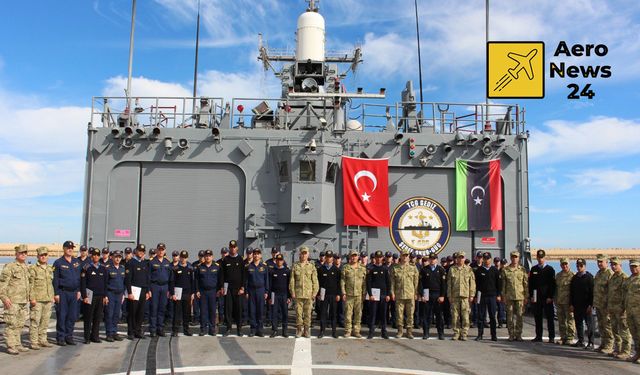 TCG Gediz’den Libya Açıklarında Eğitim Faaliyetleri: Türk Deniz Görev Grubu görevine başarıyla devam ediyor