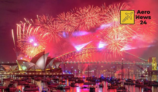 Avustralya 2026’ya havai fişeklerle merhaba dedi