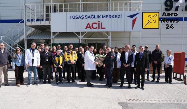 TUSAŞ Genel Müdürü Demiroğlu’ndan sağlık çalışanlarına tıp bayramı ziyareti