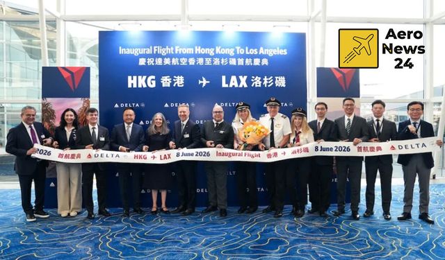 Delta Air Lines, Los Angeles-Hong Kong Direkt Uçuşlarını Başlattı
