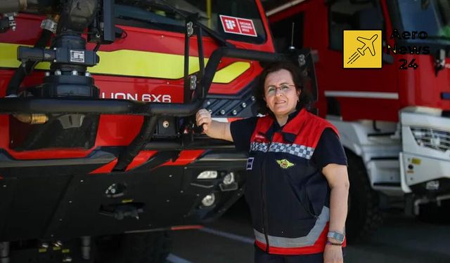 HEAŞ’ın gururu Fatma Doğanay: Türkiye’nin ilk kadın itfaiye şoförü 26 yıldır Sabiha Gökçen’de görev başında