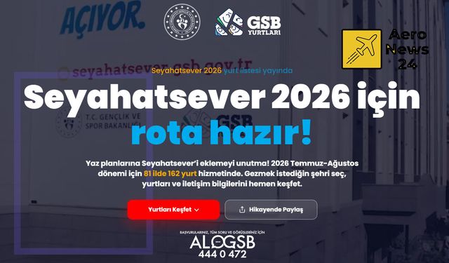 'Seyahatsever' projesi başladı: Gençlere 5 gün ücretsiz konaklama