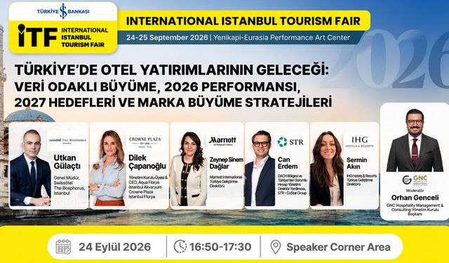 Türkiye’de Otel Yatırımlarının Geleceği ITF 2026’da Masaya Yatırılacak