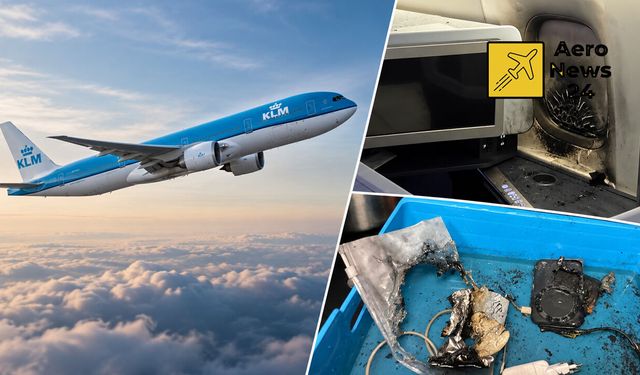 KLM’de İronik Olay: Eski CEO’nun Powerbank’i Alev Aldı, Uçak Atlantik’ten Geri Döndü